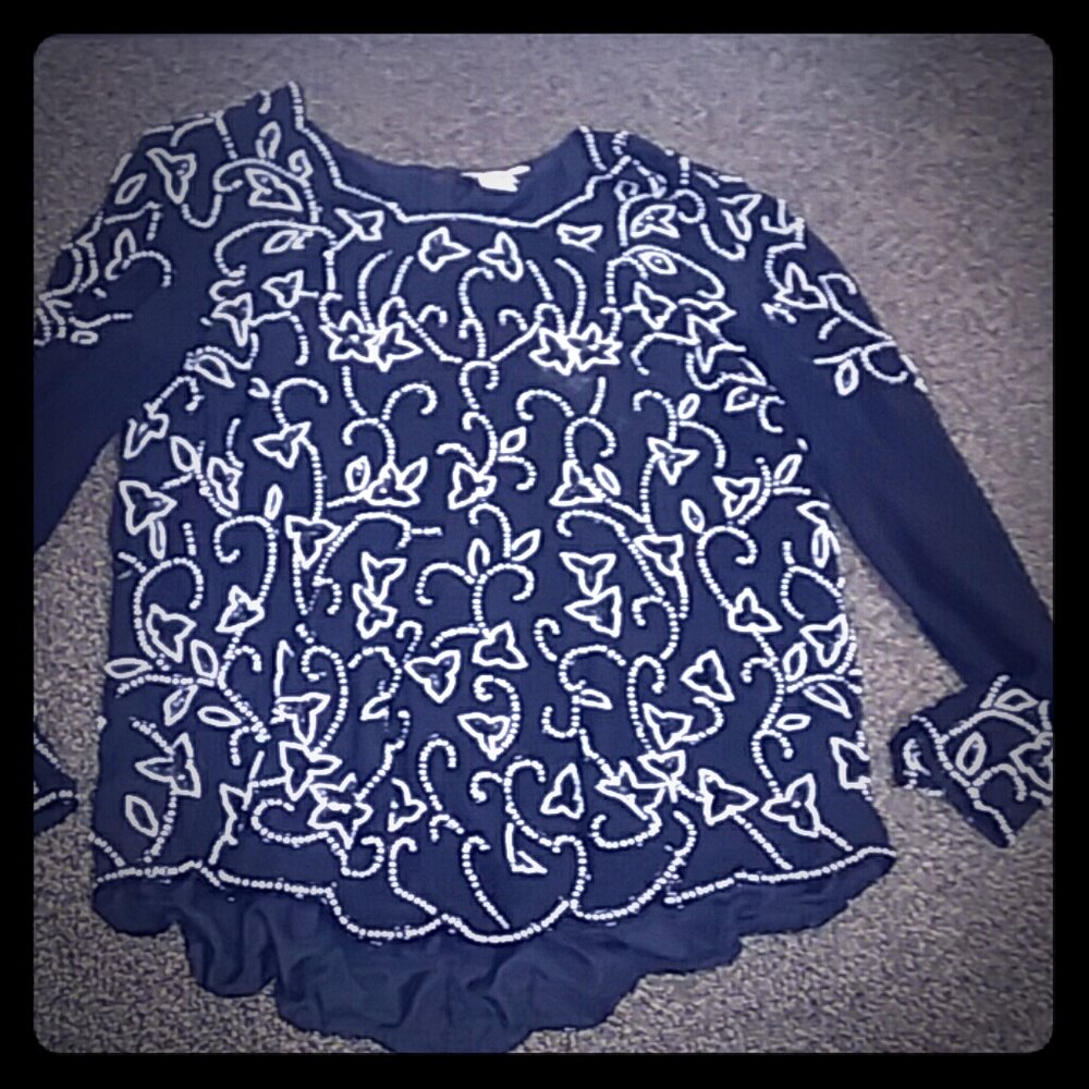 Vintage Beaded top